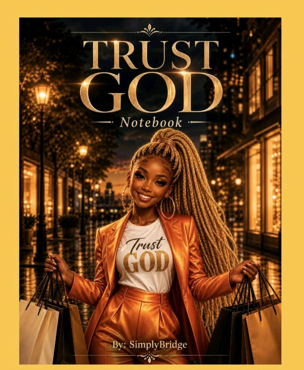 Trust God Notebook cover